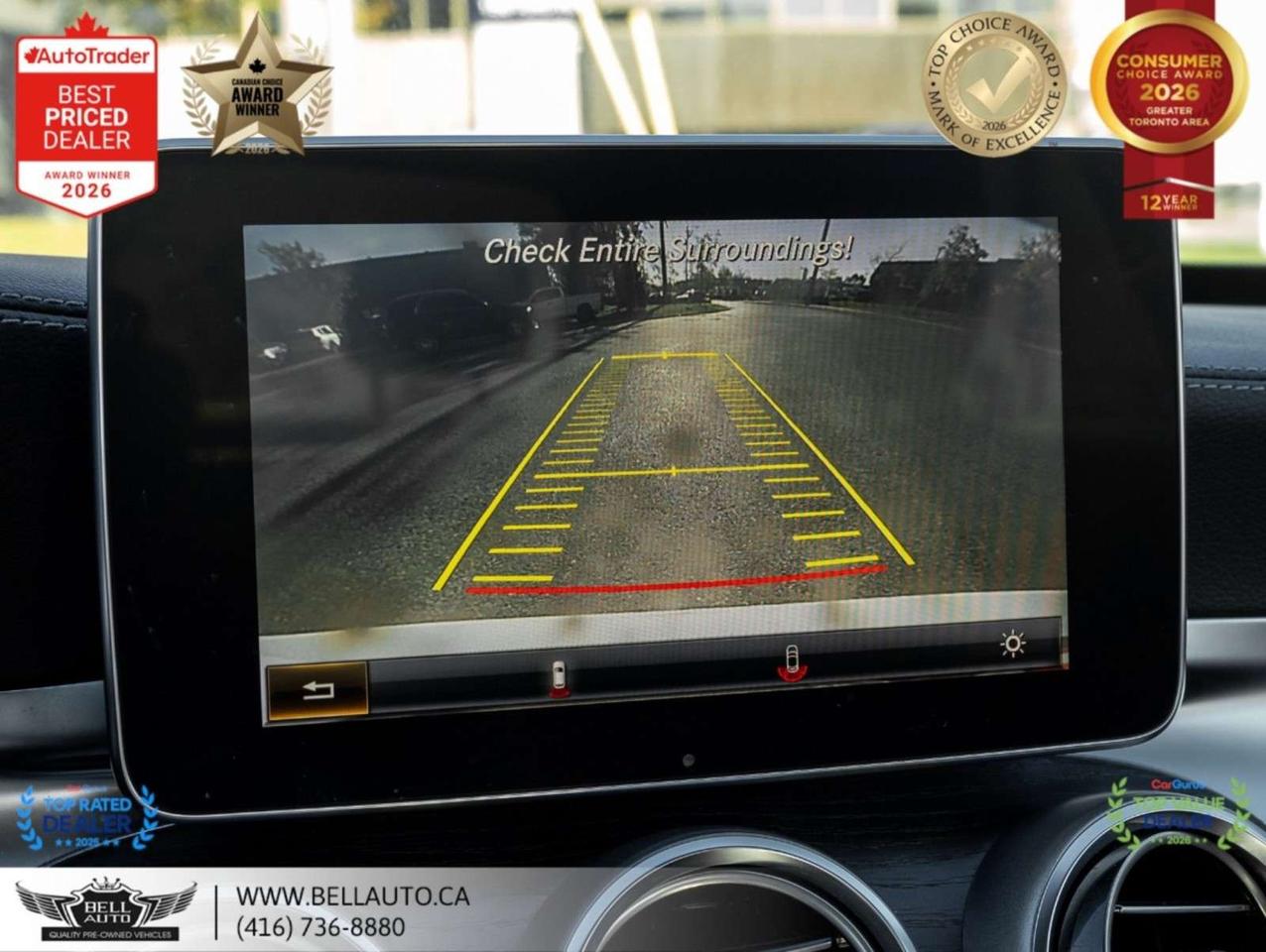 2018 Mercedes-Benz C-Class C300   AMGPKG   PRMPKG   UPGRDRMS   NAVI   B.CAM   PANO   NOACCIDENT Photo