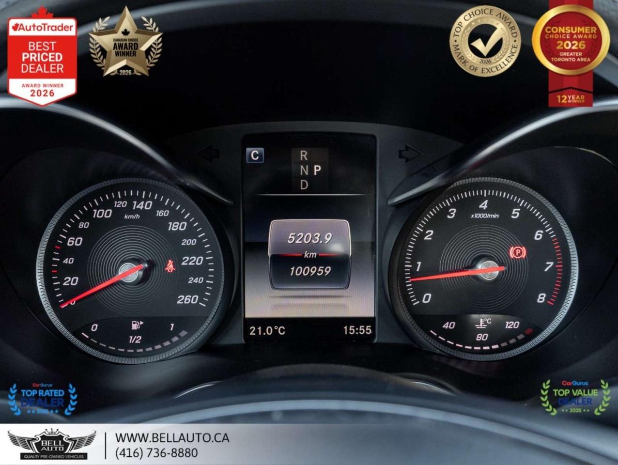 2018 Mercedes-Benz C-Class C300   AMGPKG   PRMPKG   UPGRDRMS   NAVI   B.CAM   PANO   NOACCIDENT Photo