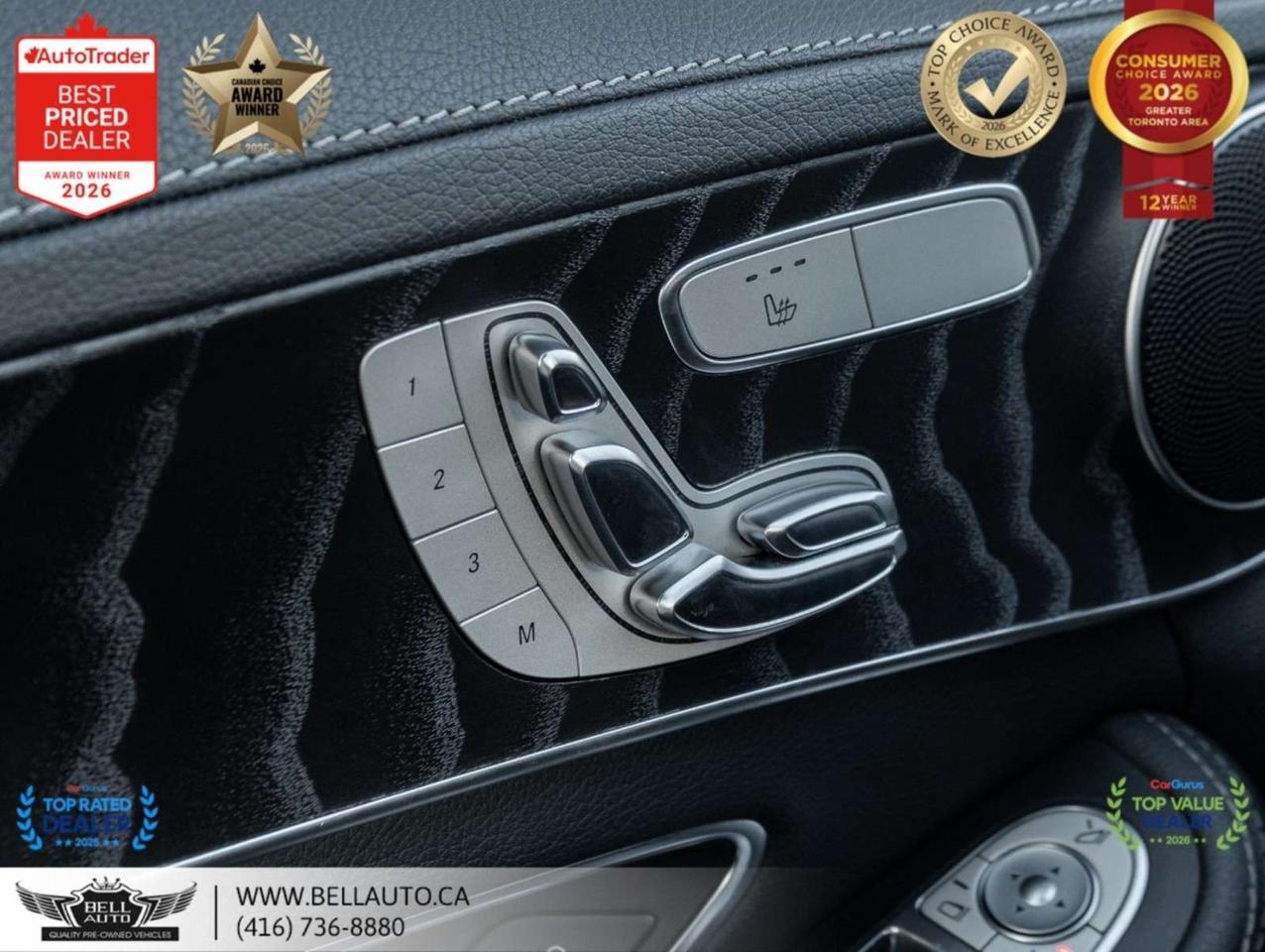 2018 Mercedes-Benz C-Class C300   AMGPKG   PRMPKG   UPGRDRMS   NAVI   B.CAM   PANO   NOACCIDENT Photo
