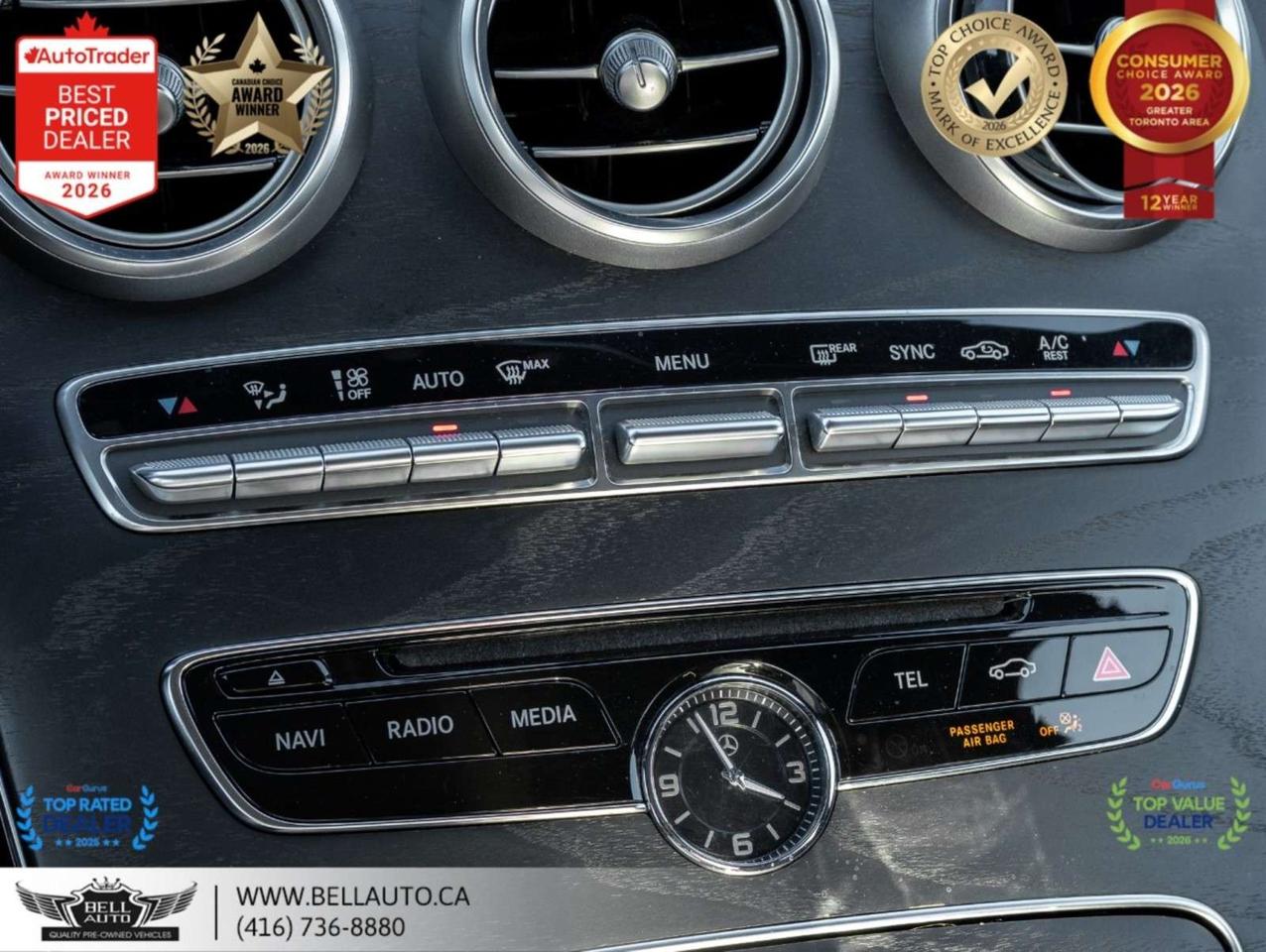 2018 Mercedes-Benz C-Class C300   AMGPKG   PRMPKG   UPGRDRMS   NAVI   B.CAM   PANO   NOACCIDENT Photo