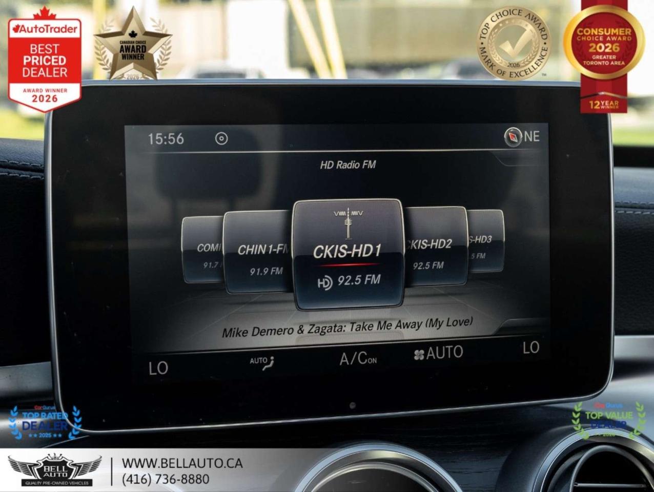 2018 Mercedes-Benz C-Class C300   AMGPKG   PRMPKG   UPGRDRMS   NAVI   B.CAM   PANO   NOACCIDENT Photo