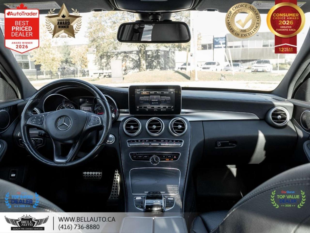 2018 Mercedes-Benz C-Class C300   AMGPKG   PRMPKG   UPGRDRMS   NAVI   B.CAM   PANO   NOACCIDENT Photo