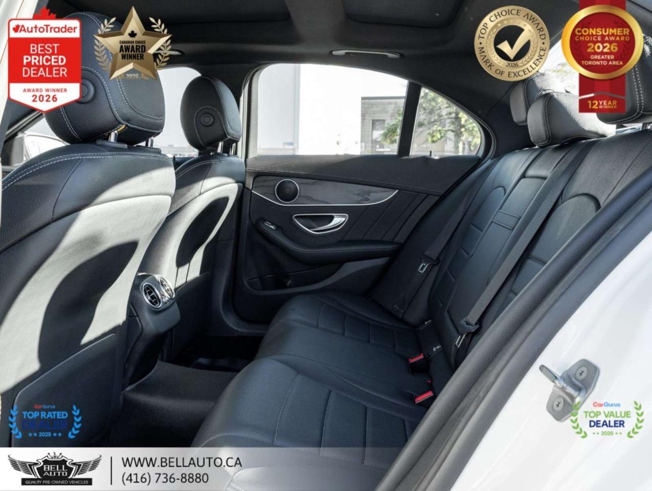 2018 Mercedes-Benz C-Class C300   AMGPKG   PRMPKG   UPGRDRMS   NAVI   B.CAM   PANO   NOACCIDENT Photo