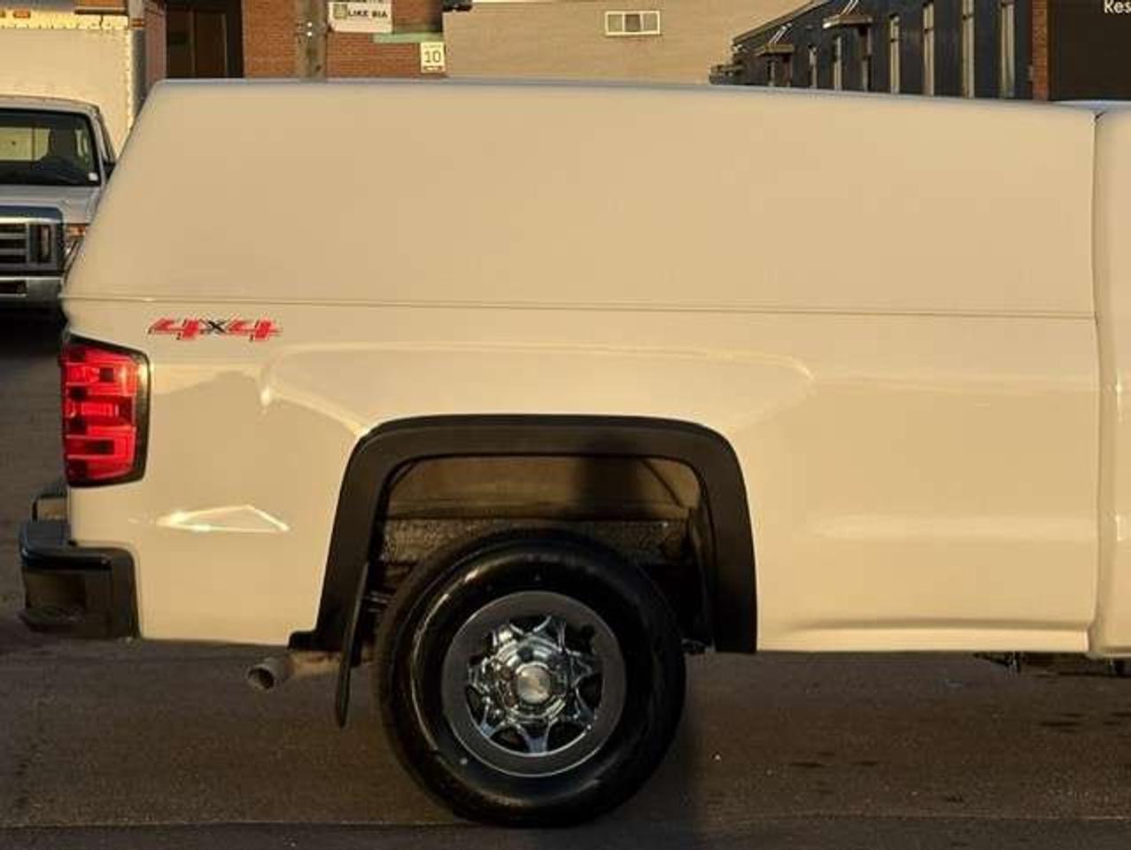 2015 Chevrolet Silverado 1500 4X4 V8 REGULAR CAB LONG BOX-MATCHING CAP-NEW TIRES Photo