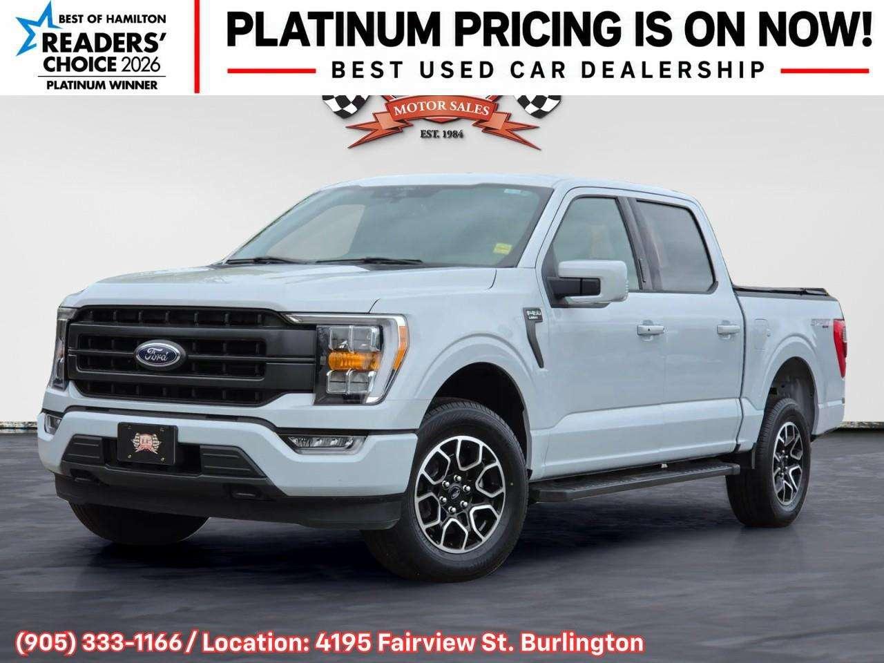 2022 Ford F-150 Lariat Apple CarPlay & Android Auto • Built-In Wi-Fi Hotspot • Lane Assist • Keyless Entry • Backup Camera Photo0