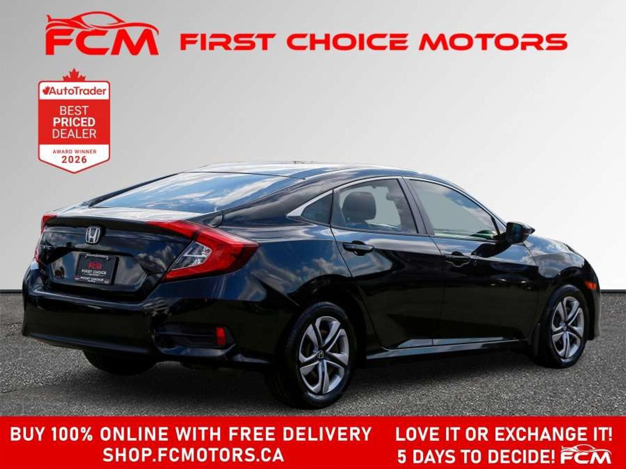 2017 Honda Civic LX   FULLY CERTIFIED WITH WARRANTY Photo