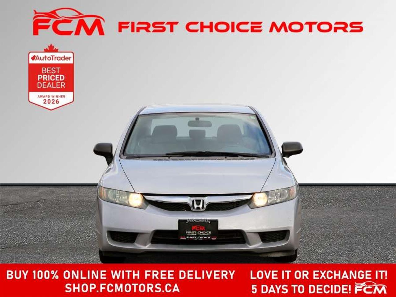 2009 Honda Civic DX-G   FULLY CERTIFIED WITH WARRANTY Photo