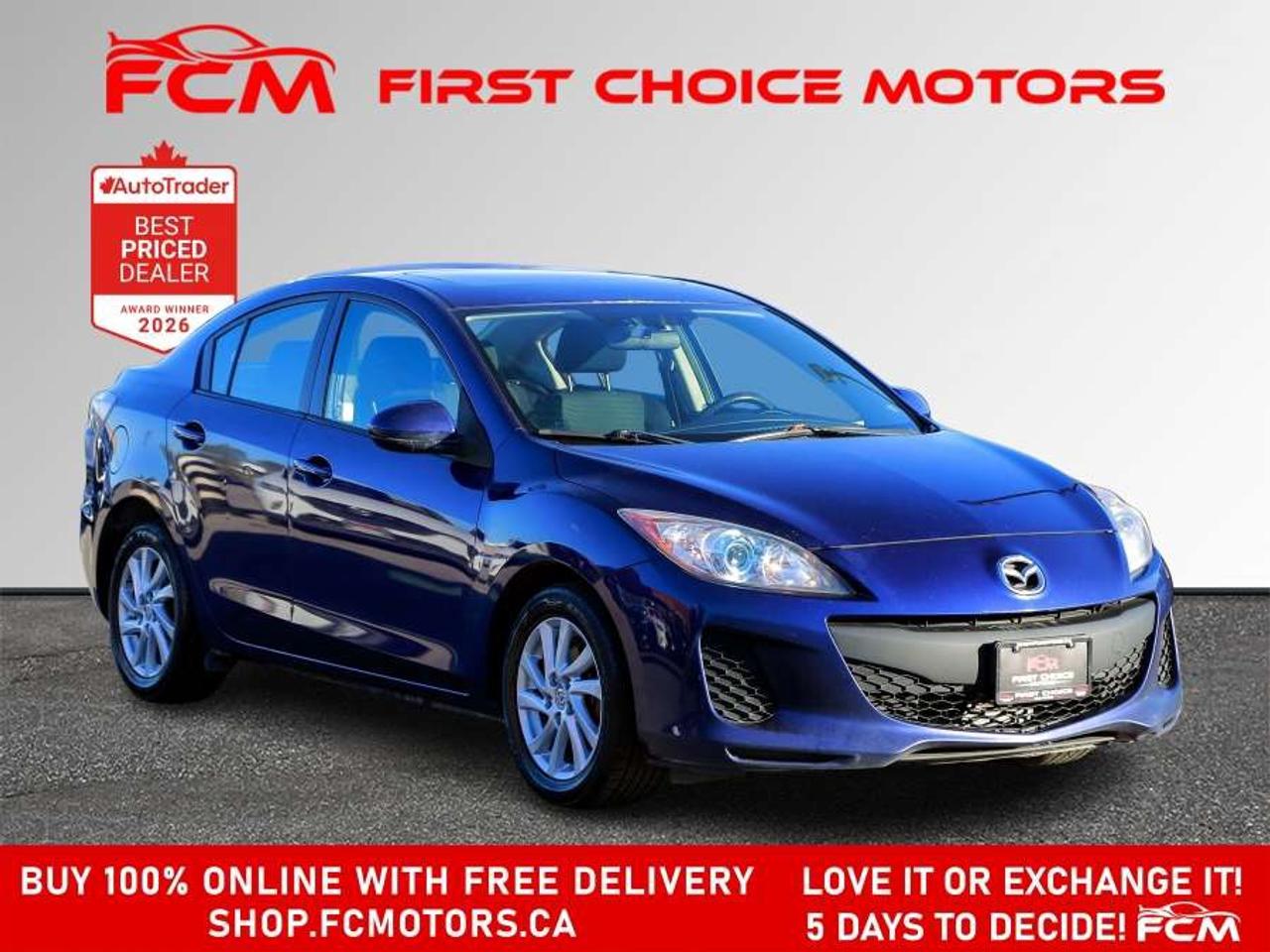 2012 Mazda 3 GS SKYACTIV   FULLY CERTIFIED WITH WARRANTY Photo