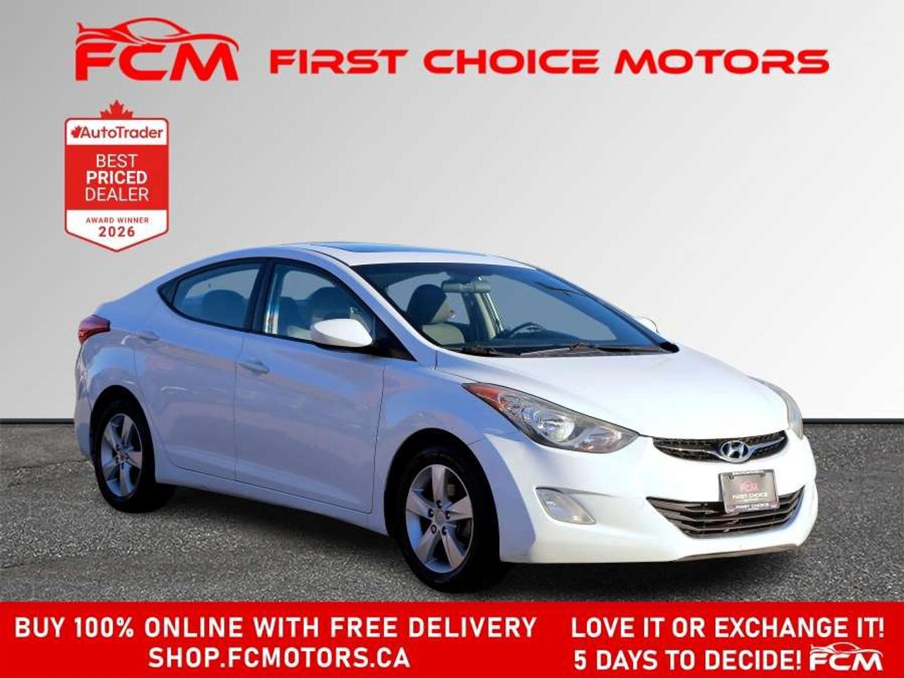 2013 Hyundai Elantra GLS   FULLY CERTIFIED WITH WARRANTY Photo