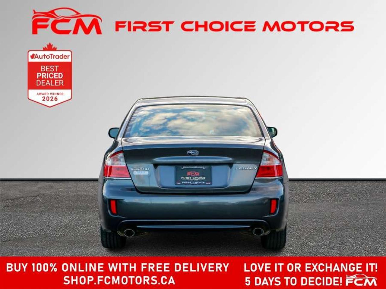 2009 Subaru Legacy 2.5I SPECIAL EDITION   FULLY CERTIFIED WITH WARRAN Photo
