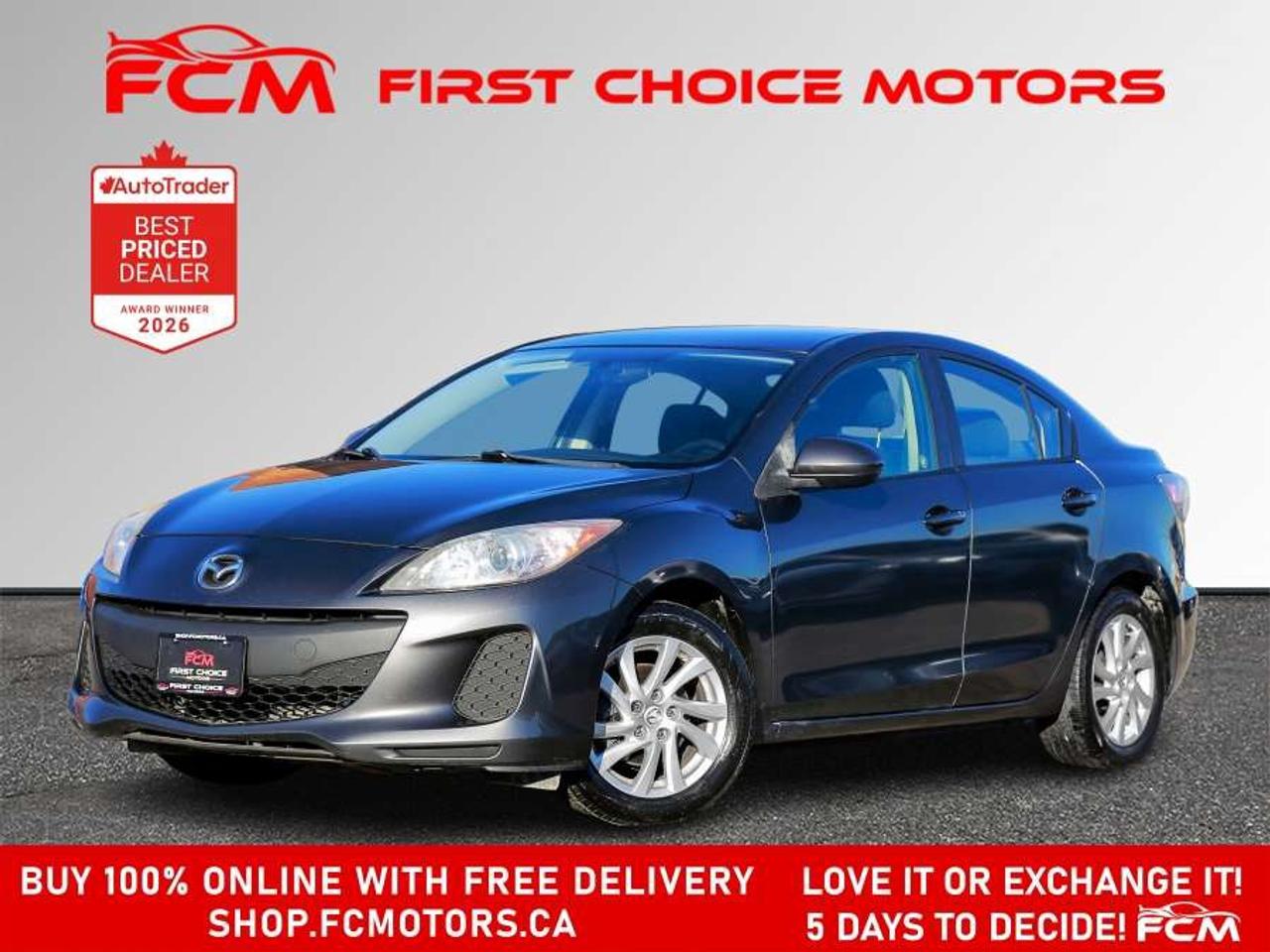 2012 Mazda 3 GX   FULLY CERTIFIED WITH WARRANTY Photo0