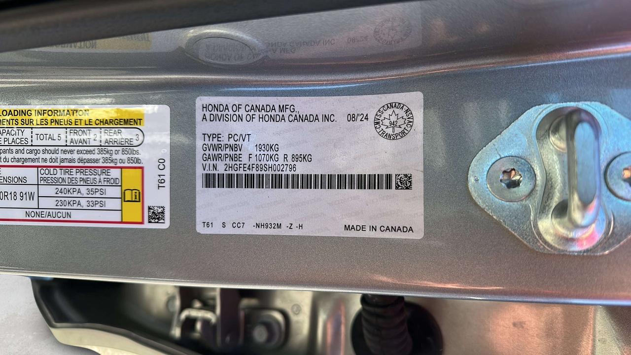 2025 Honda Civic Sport Touring Photo