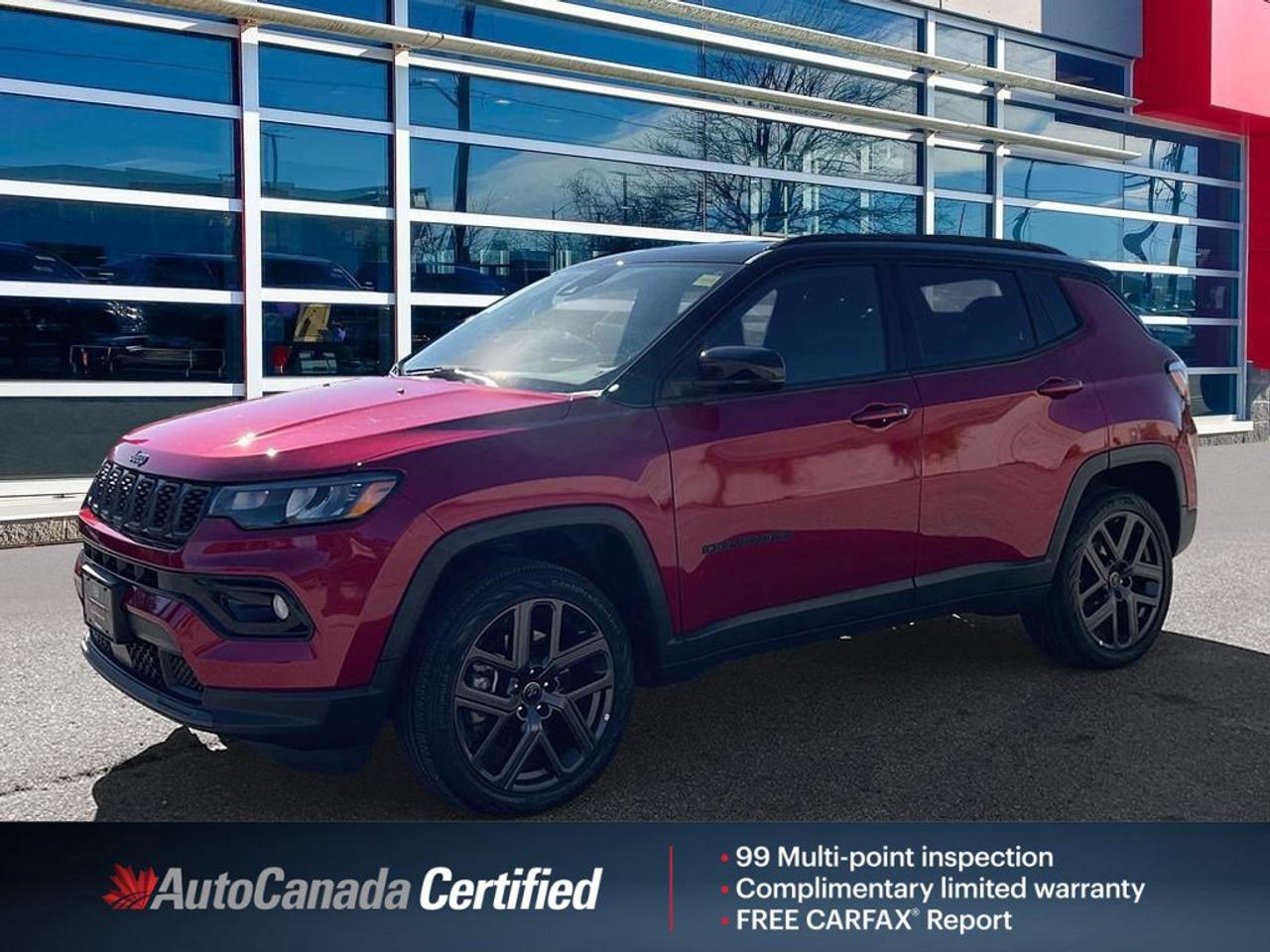 2026 Jeep Compass Limited | Red Hot Pearl | One Owner | Clean CarFax | Ontario Vehicle | Great Value | Low KMS | Photo0