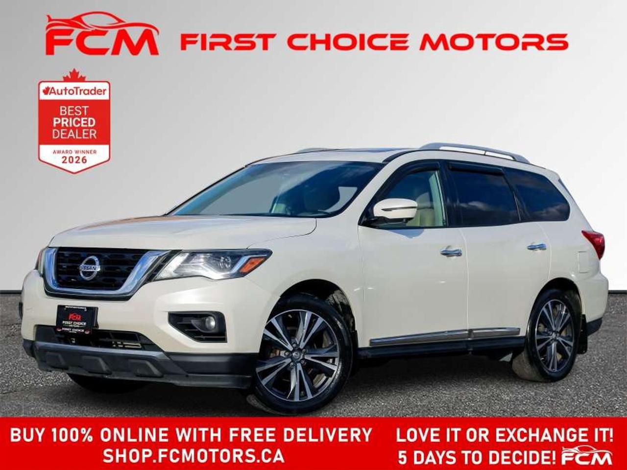 2018 Nissan Pathfinder PLATINUM   FULLY CERTIFIED WITH WARRANTY Photo