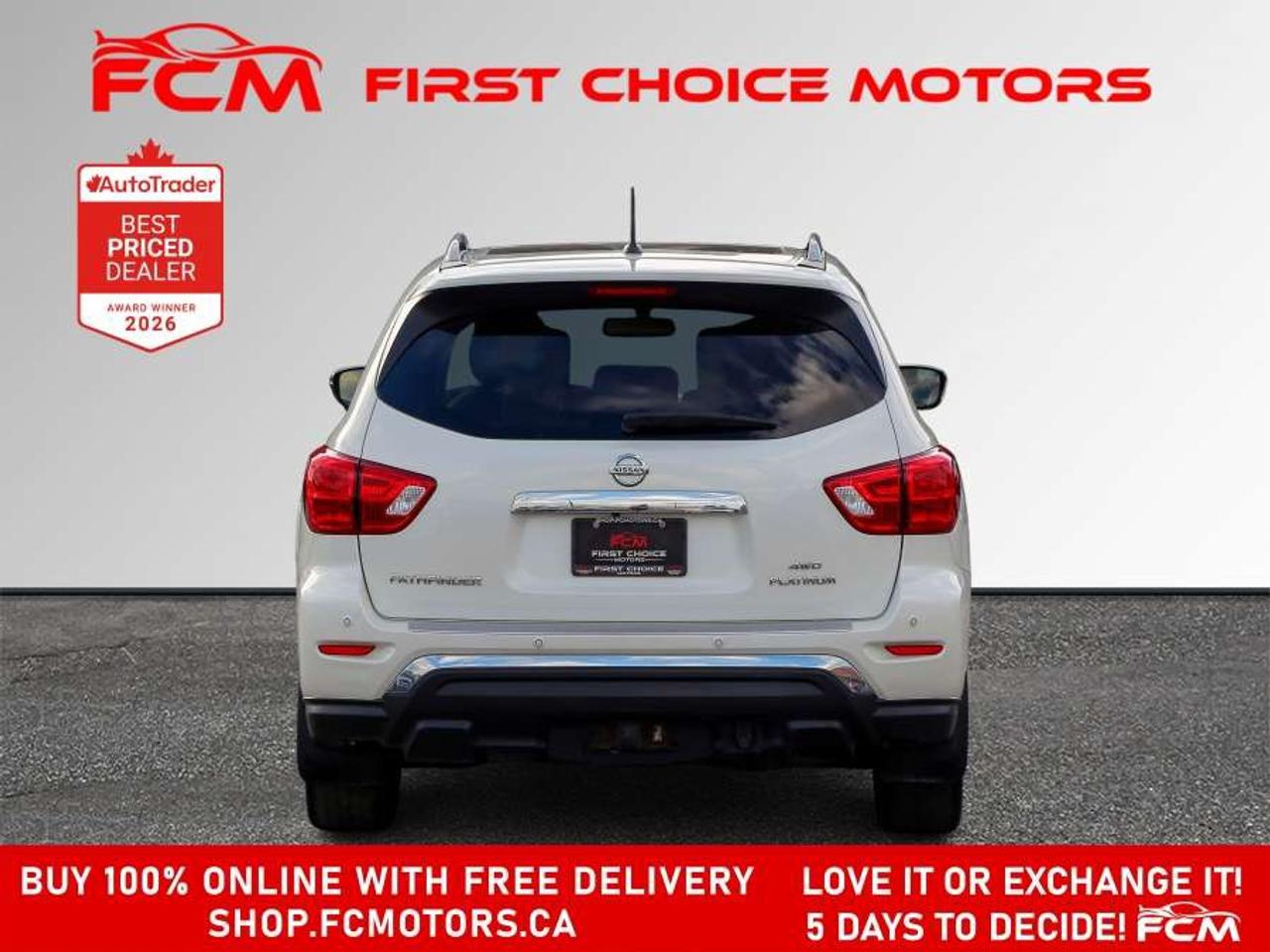 2018 Nissan Pathfinder PLATINUM   FULLY CERTIFIED WITH WARRANTY Photo