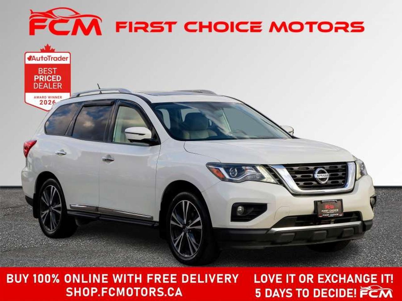 2018 Nissan Pathfinder PLATINUM   FULLY CERTIFIED WITH WARRANTY Photo