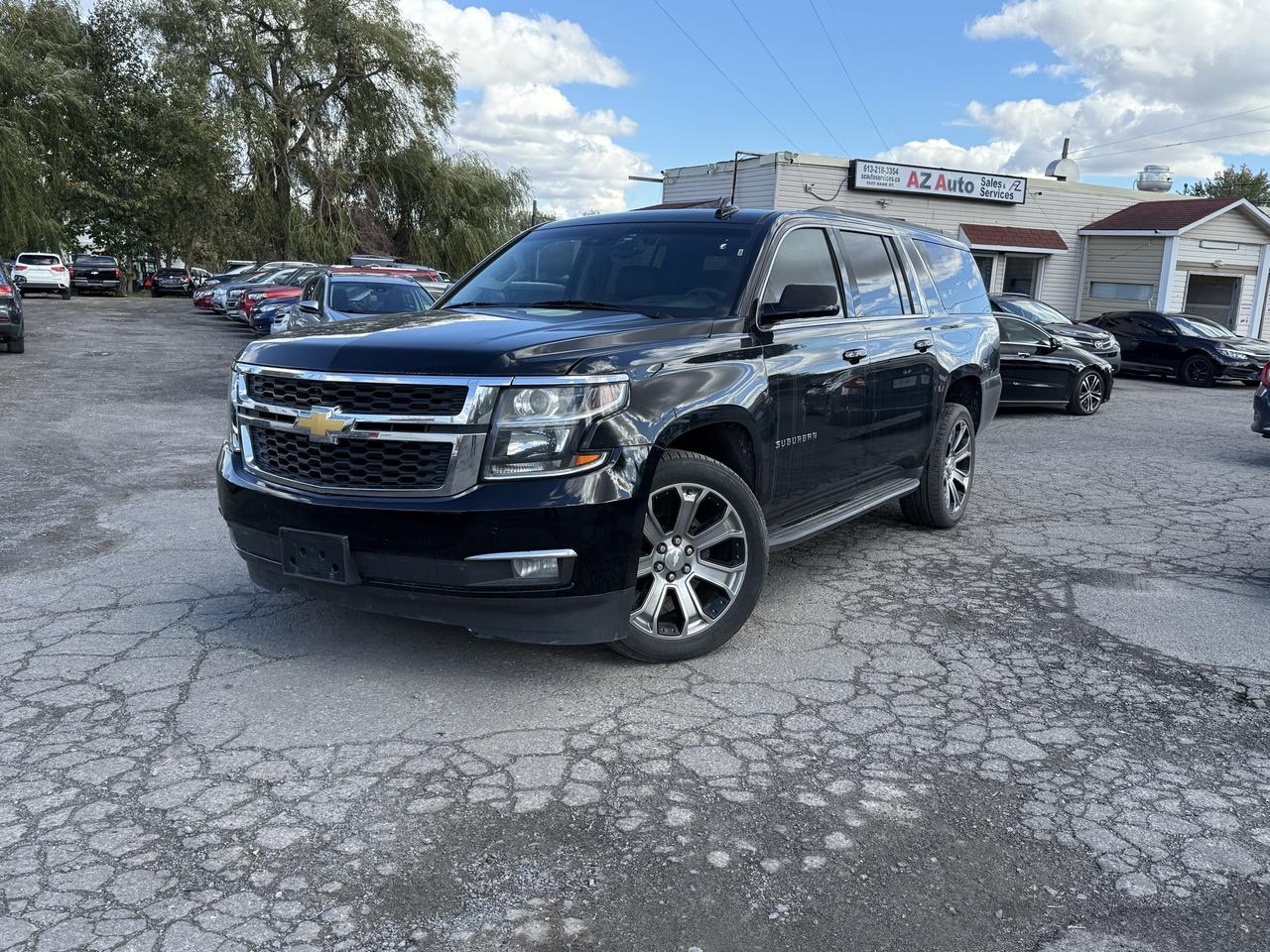 Black 2018 Chevrolet Suburban SUV / Crossover Four-Wheel Drive Automatic