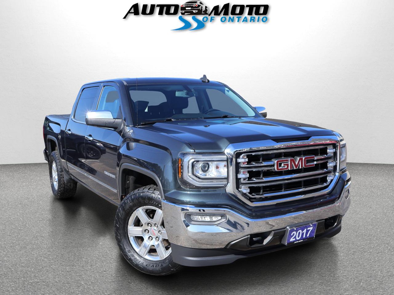 2017 GMC Sierra 1500 SLT 4WD CERTIFIED *SERVICE RECORDED* CAMERA BLUETOOTH LEATHER HEATED SEATS CRUISE ALLOYS - Photo #1