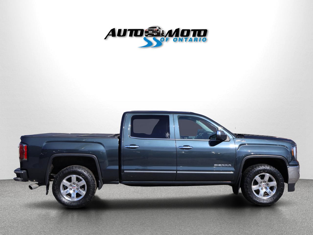 2017 GMC Sierra 1500 SLT 4WD CERTIFIED *SERVICE RECORDED* CAMERA BLUETOOTH LEATHER HEATED SEATS CRUISE ALLOYS Photo