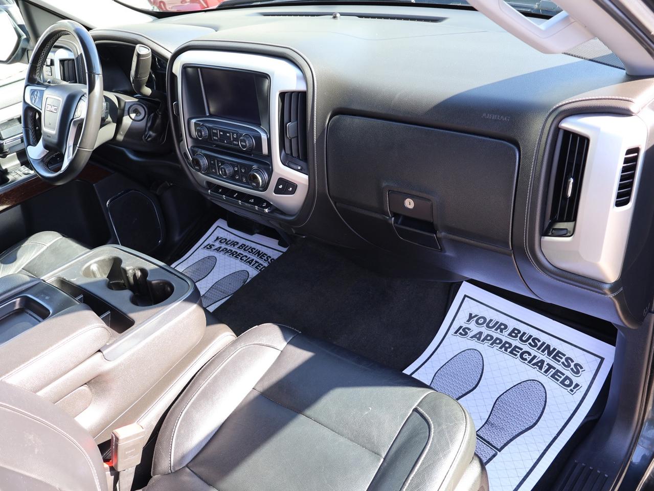 2017 GMC Sierra 1500 SLT 4WD CERTIFIED *SERVICE RECORDED* CAMERA BLUETOOTH LEATHER HEATED SEATS CRUISE ALLOYS Photo