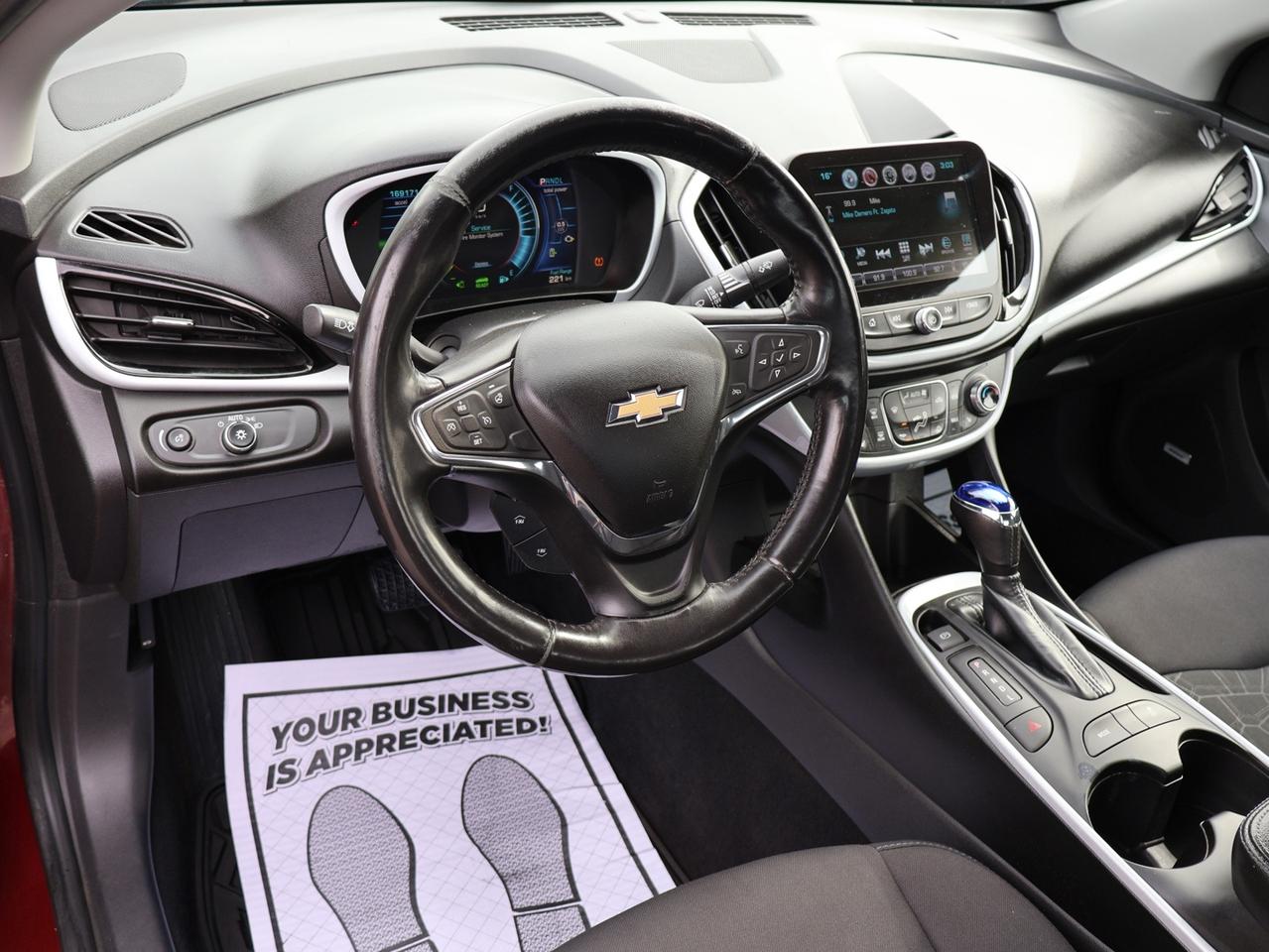 2017 Chevrolet Volt LT CERTIFIED *ACCIDENT FREE*SERVICE HISTORY* CAMERA BLUETOOTH HEATED SEATS CRUISE ALLOYS Photo