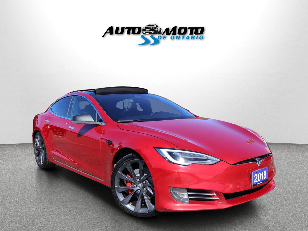 2018 Tesla Model S P100D AWD CERTIFIED CAMERA NAV BLUETOOTH LEATHER HEATED SEATS PANO ROOF CRUISE ALLOYS - Photo #1