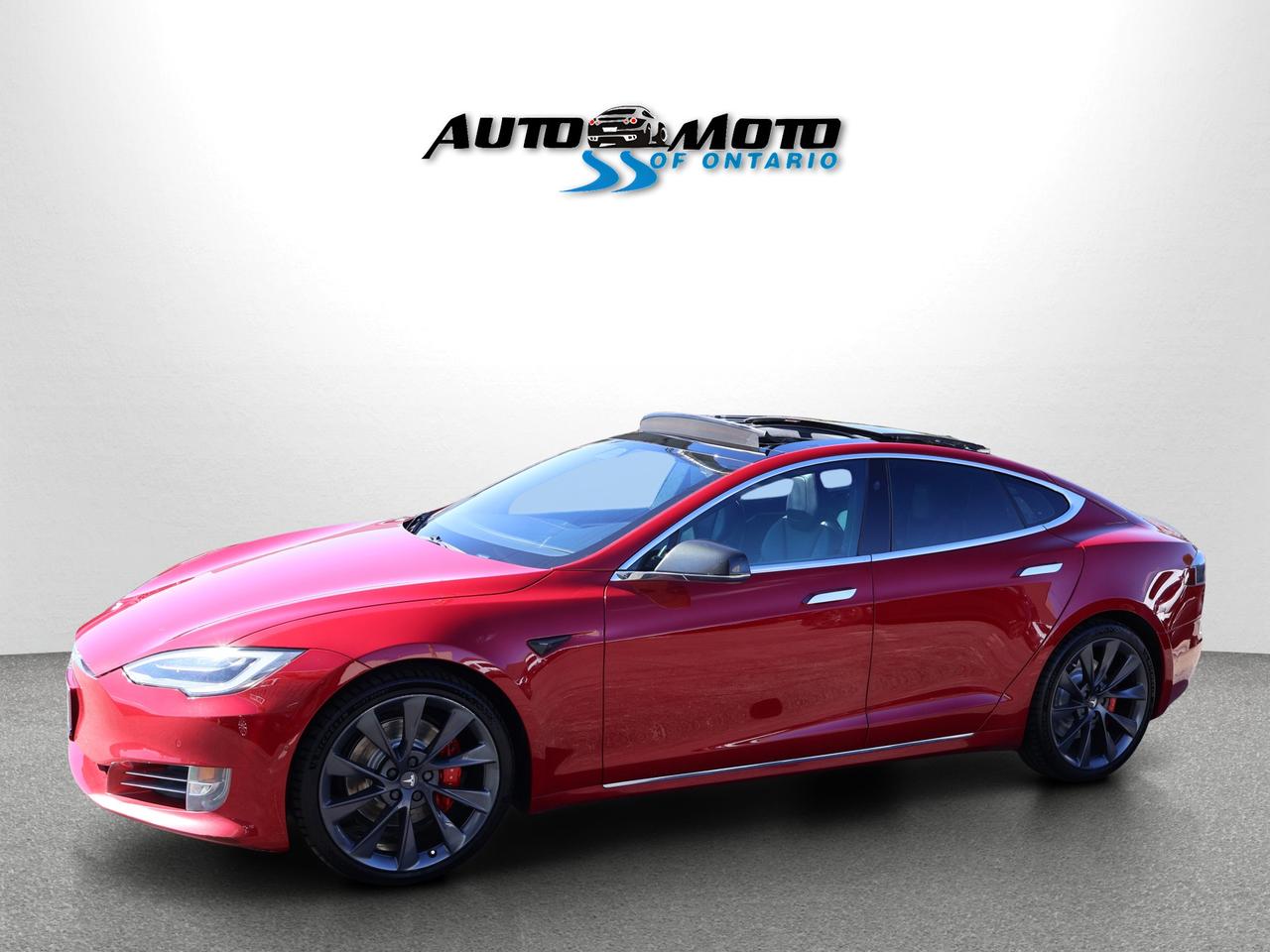 2018 Tesla Model S P100D AWD CERTIFIED CAMERA NAV BLUETOOTH LEATHER HEATED SEATS PANO ROOF CRUISE ALLOYS Photo2