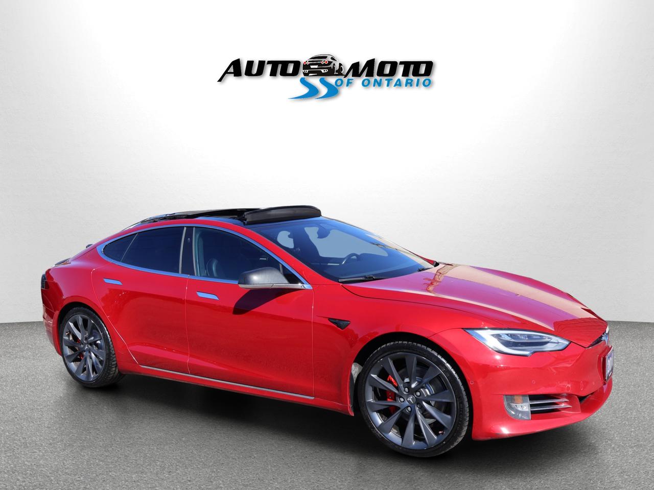 2018 Tesla Model S P100D AWD CERTIFIED CAMERA NAV BLUETOOTH LEATHER HEATED SEATS PANO ROOF CRUISE ALLOYS Photo