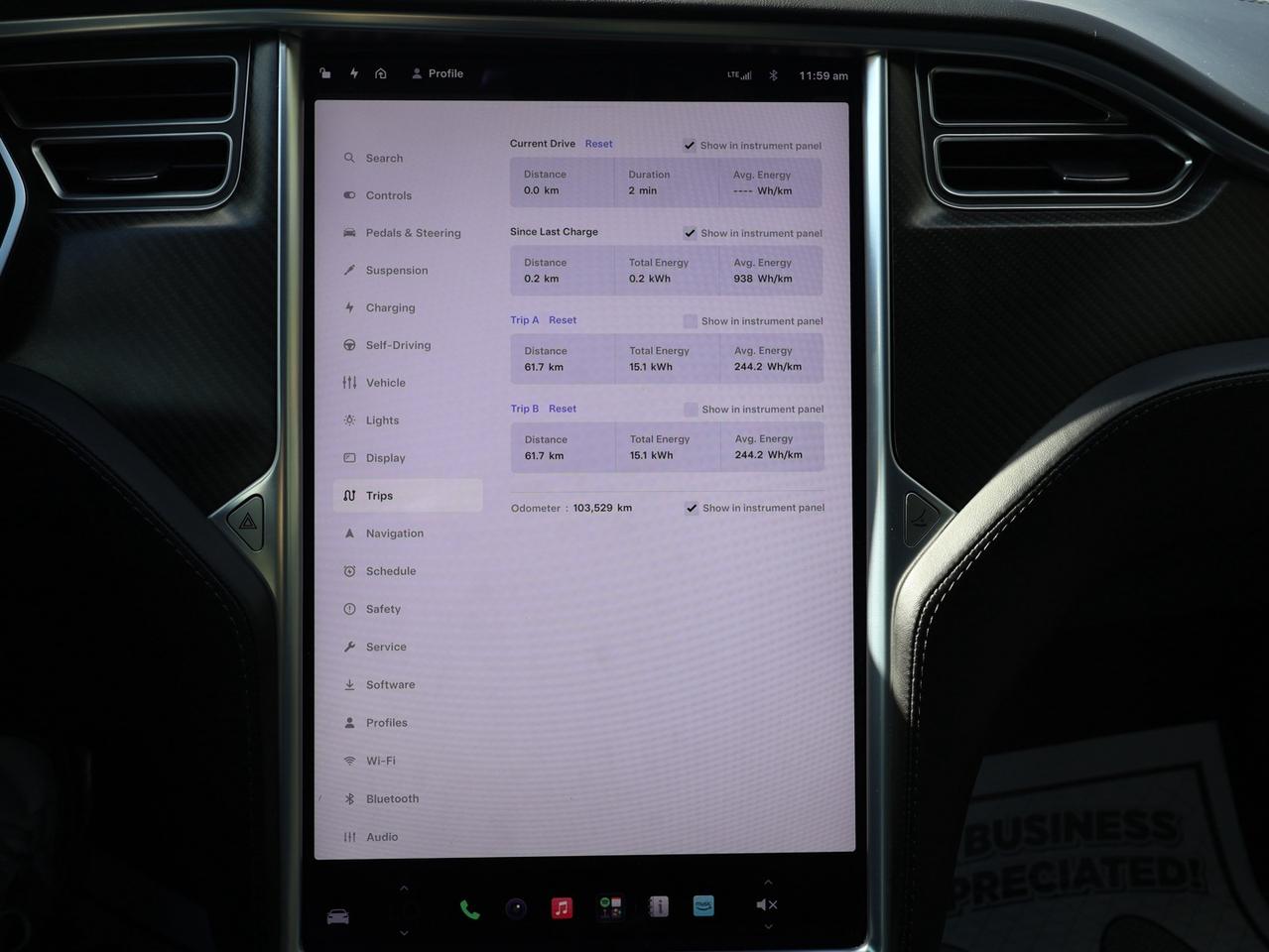 2018 Tesla Model S P100D AWD CERTIFIED CAMERA NAV BLUETOOTH LEATHER HEATED SEATS PANO ROOF CRUISE ALLOYS Photo