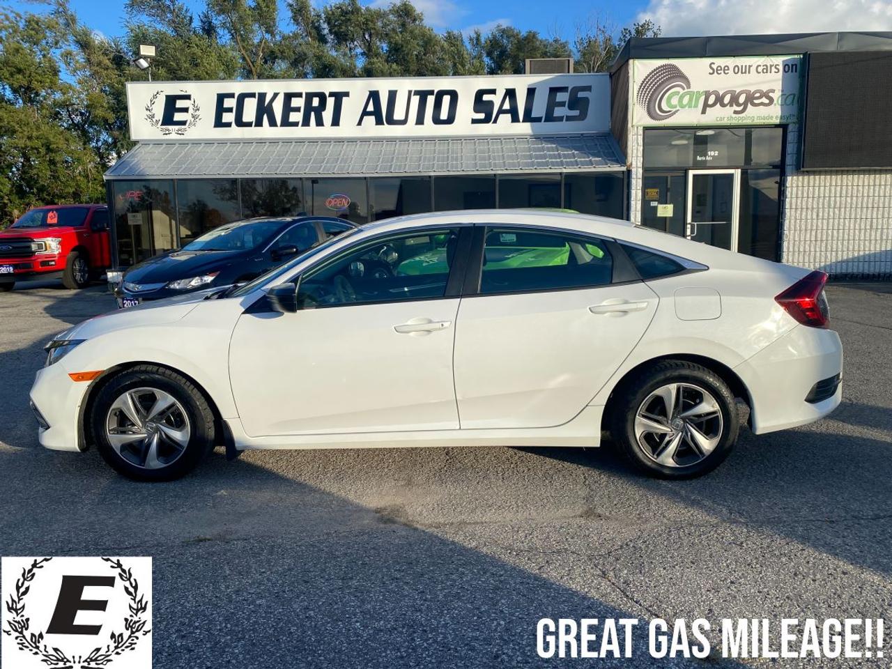 White 2019 Honda Civic Sedan Manual