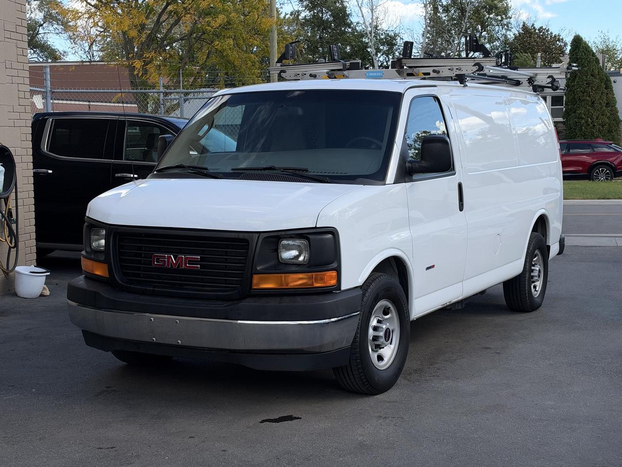 White 2017 GMC Savana Cargo Van Rear-Wheel Drive Automatic