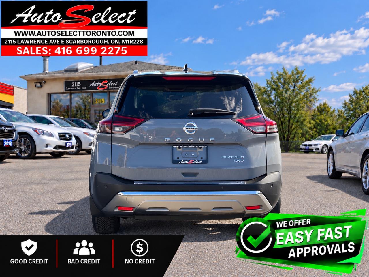 2021 Nissan Rogue Platinum AWD - Technology Pkg - Apple Carplay - Well Main Photo