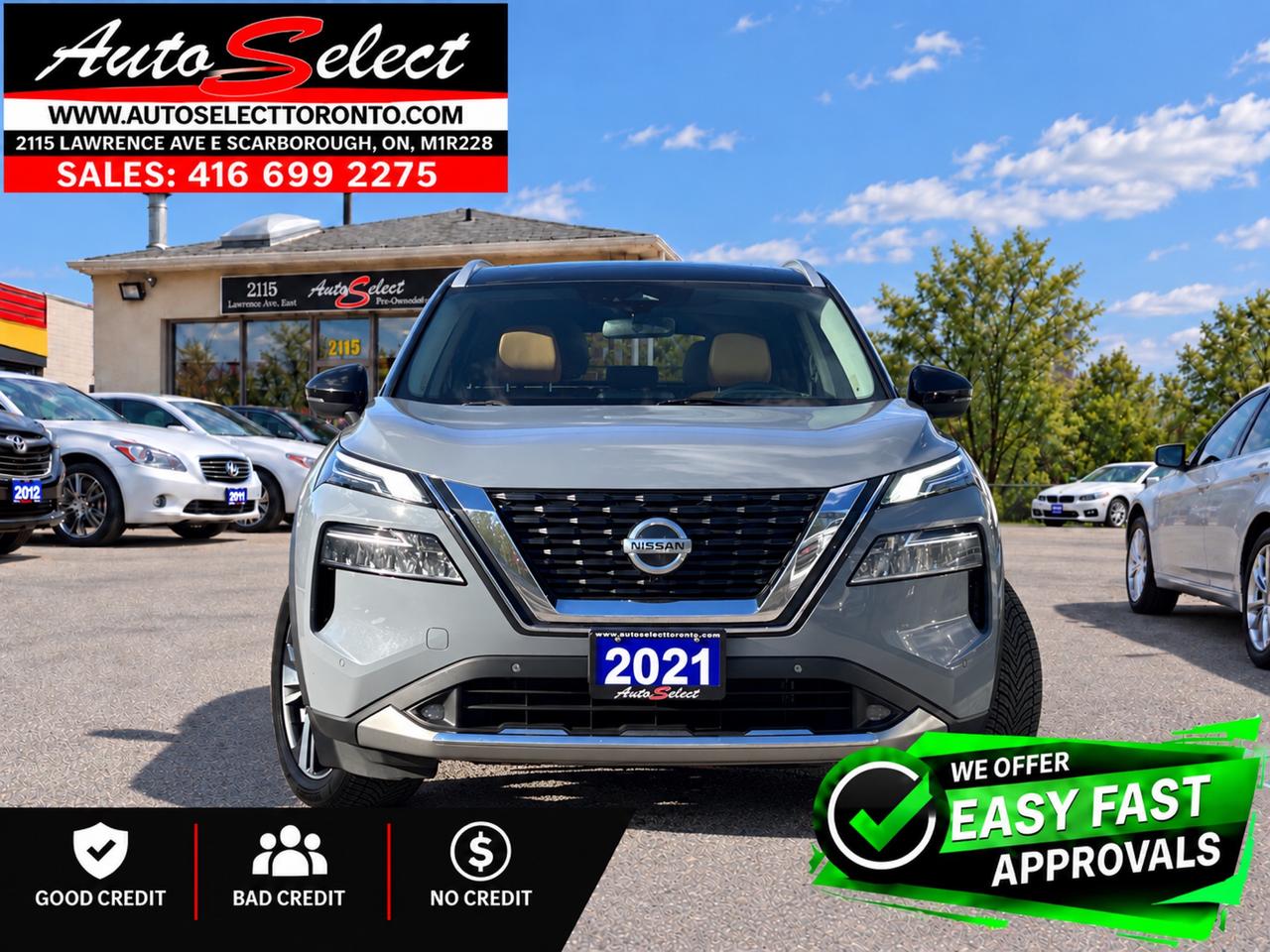 2021 Nissan Rogue Platinum AWD - Technology Pkg - Apple Carplay - Well Main Photo1
