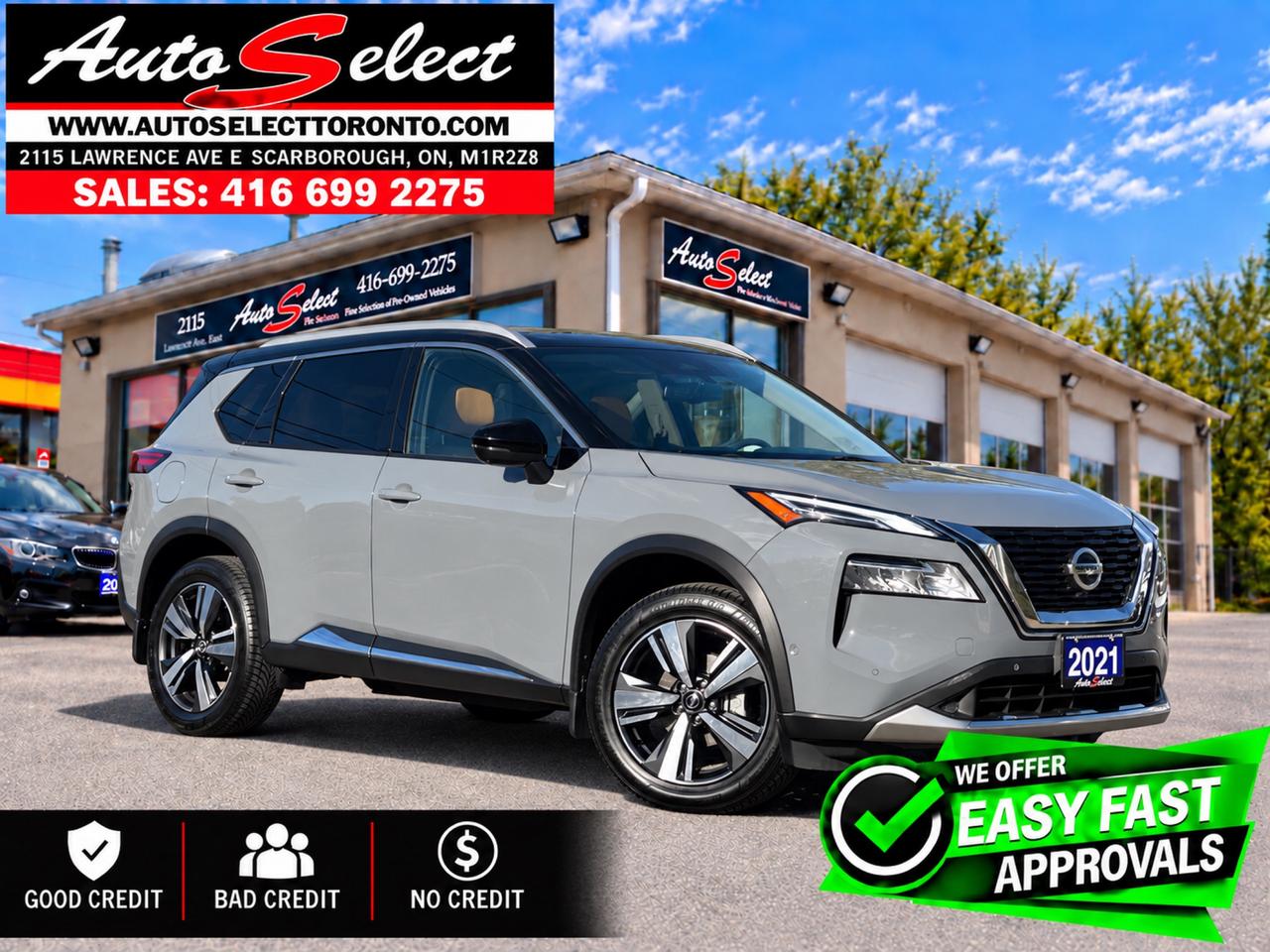 2021 Nissan Rogue Platinum AWD - Technology Pkg - Apple Carplay - Well Main Photo