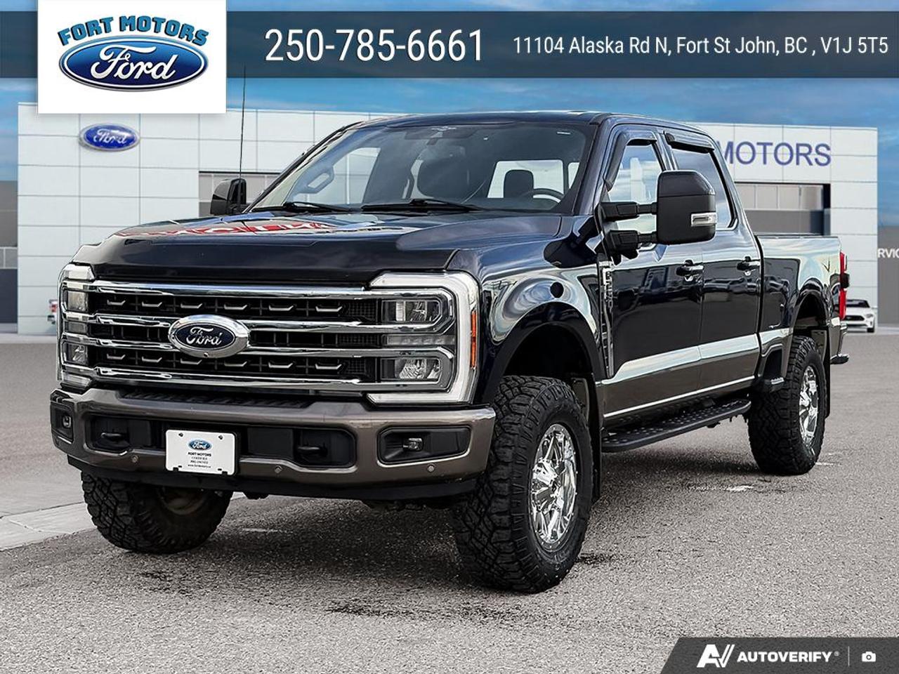 Antimatter Blue 2023 Ford F-250 Super Duty Pickup Truck Four-Wheel Drive Automatic