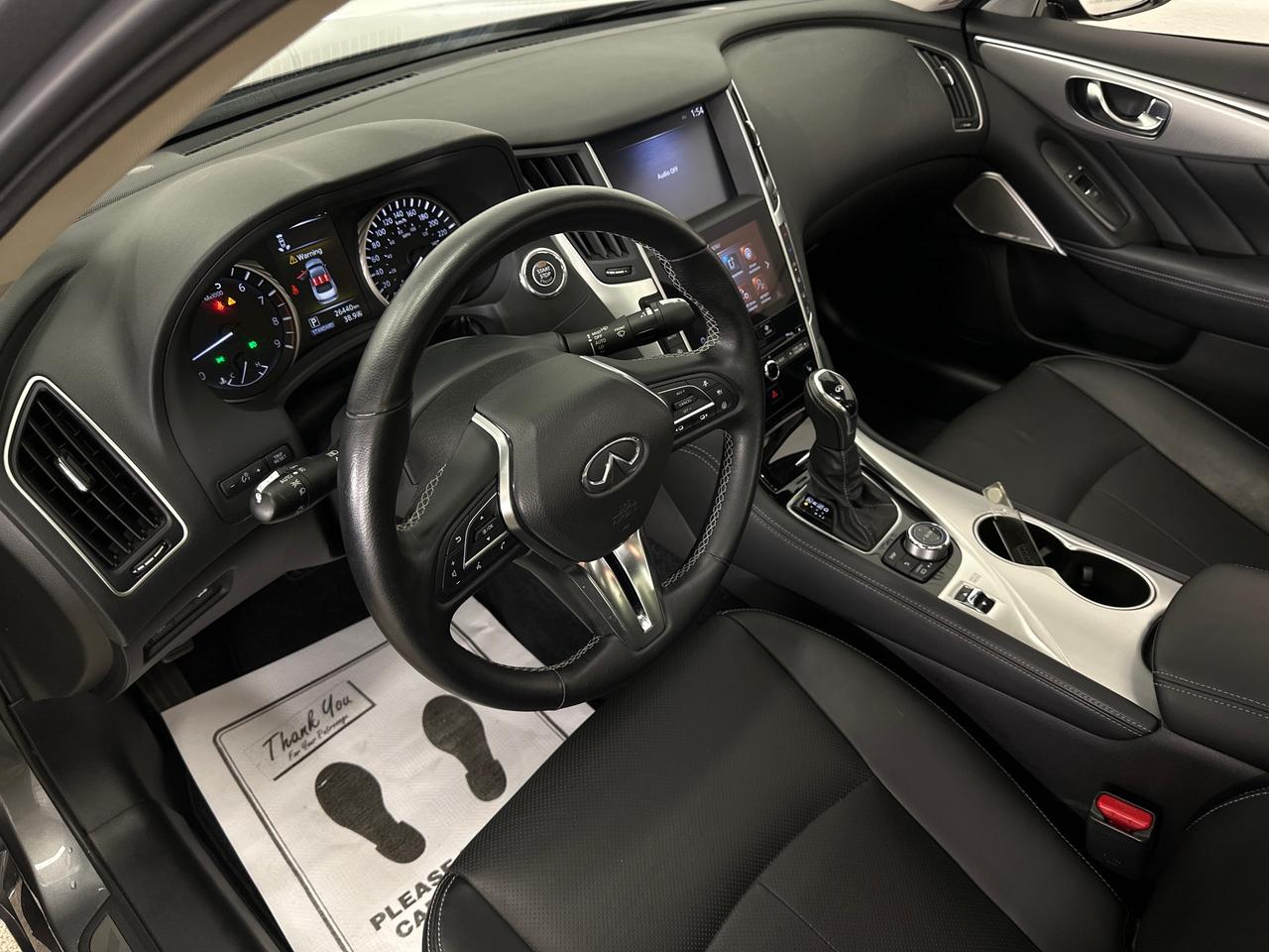 2024 Infiniti Q50 Luxe LUXE/AWD/LEATHER/SUNROOF/NAVI/26KM/OFF 1 OWNER NISSAN LEASE! Photo