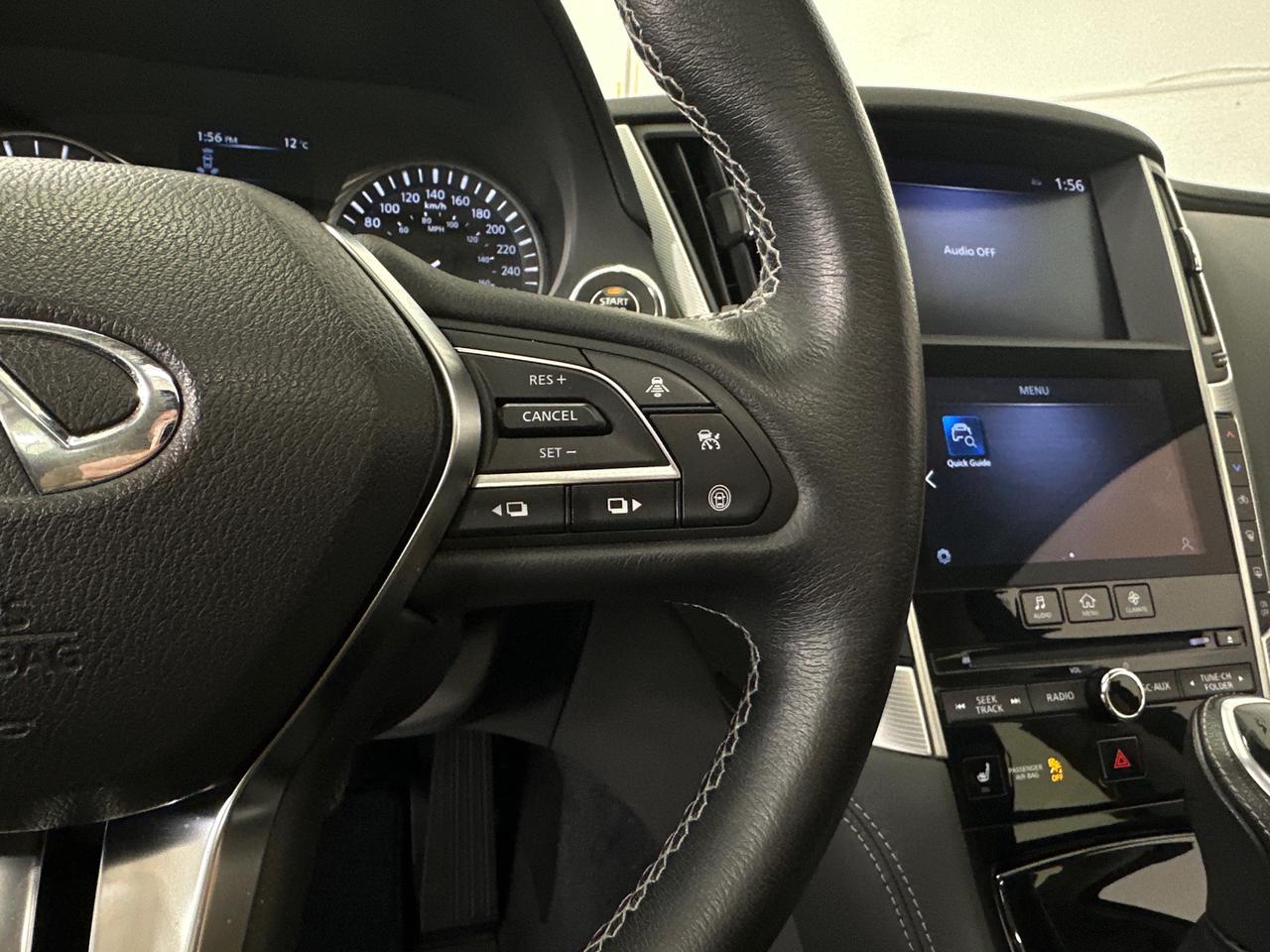 2024 Infiniti Q50 Luxe LUXE/AWD/LEATHER/SUNROOF/NAVI/26KM/OFF 1 OWNER NISSAN LEASE! Photo