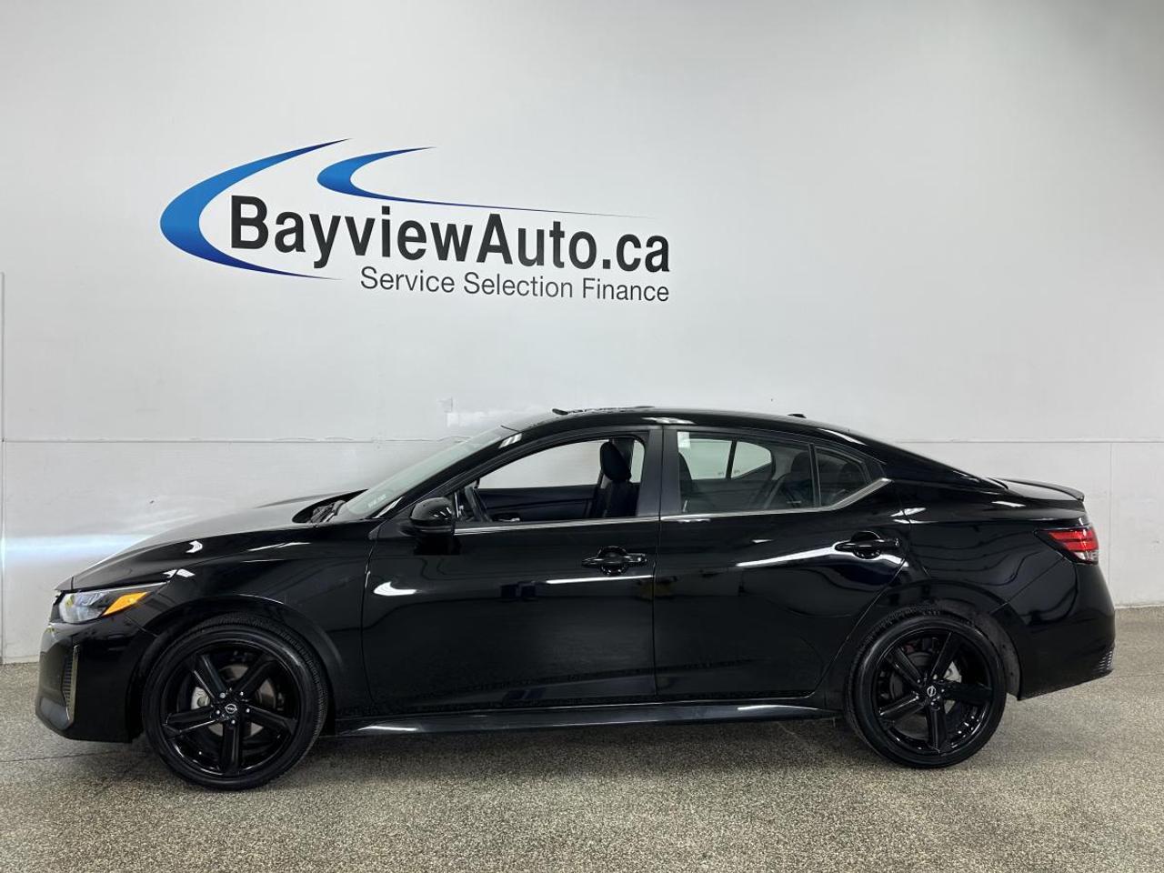 2024 Nissan Sentra SR/AUTO/21KM/SUNROOF/BLACK ON BLACK/OFF 1 OWNER NISSAN LEASE! Photo