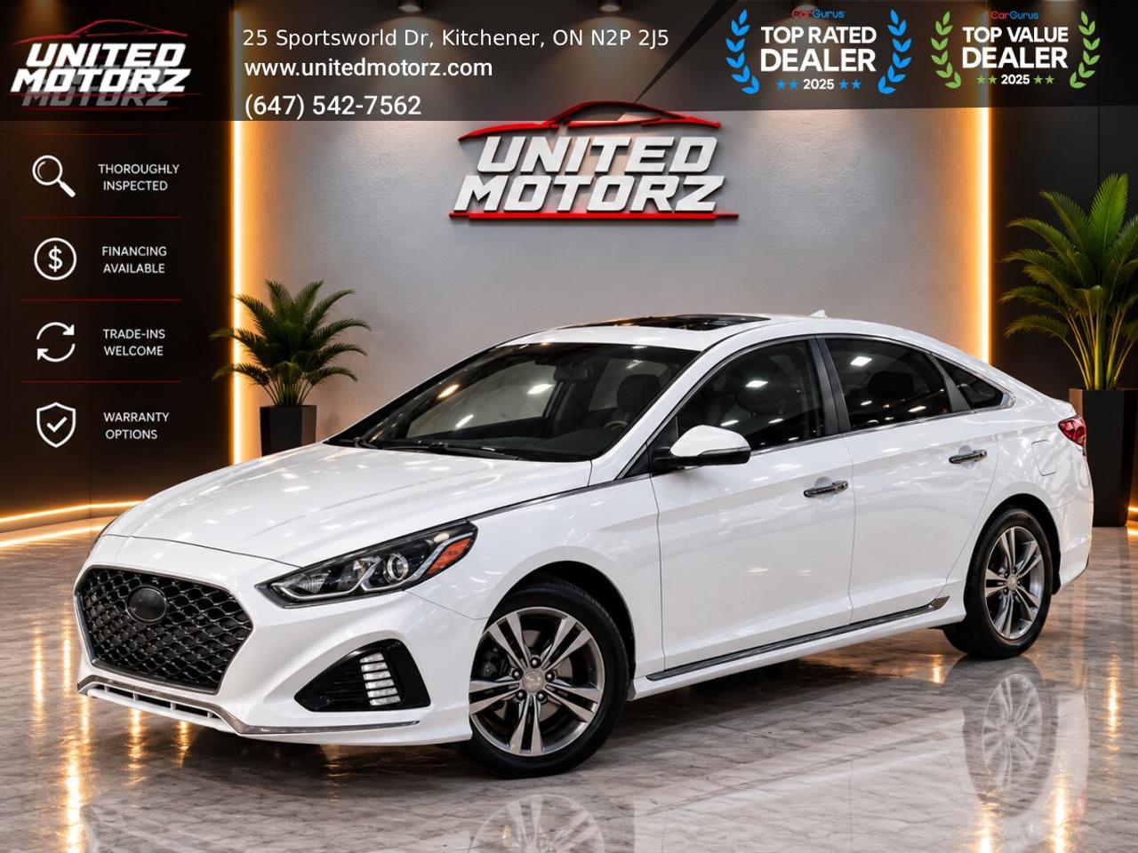 2018 Hyundai Sonata 2.4L SPORT FWD 4cyl~SAEFTY CERTIFIED~ Photo0