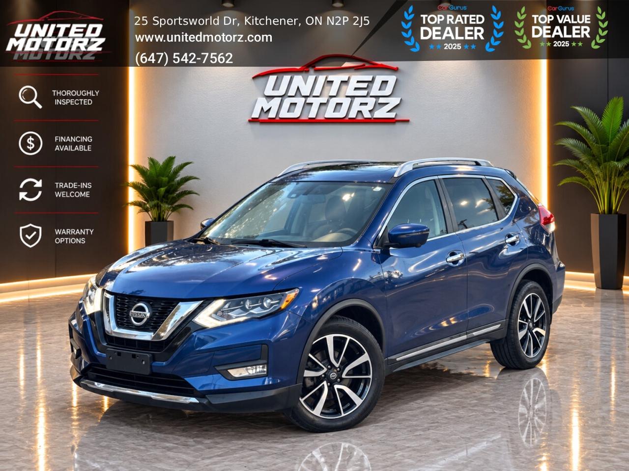 2018 Nissan Rogue SL AWD 2.5L 4cyl~SAFETY CERTIFIED~ONE OWNER~LOW KM Photo