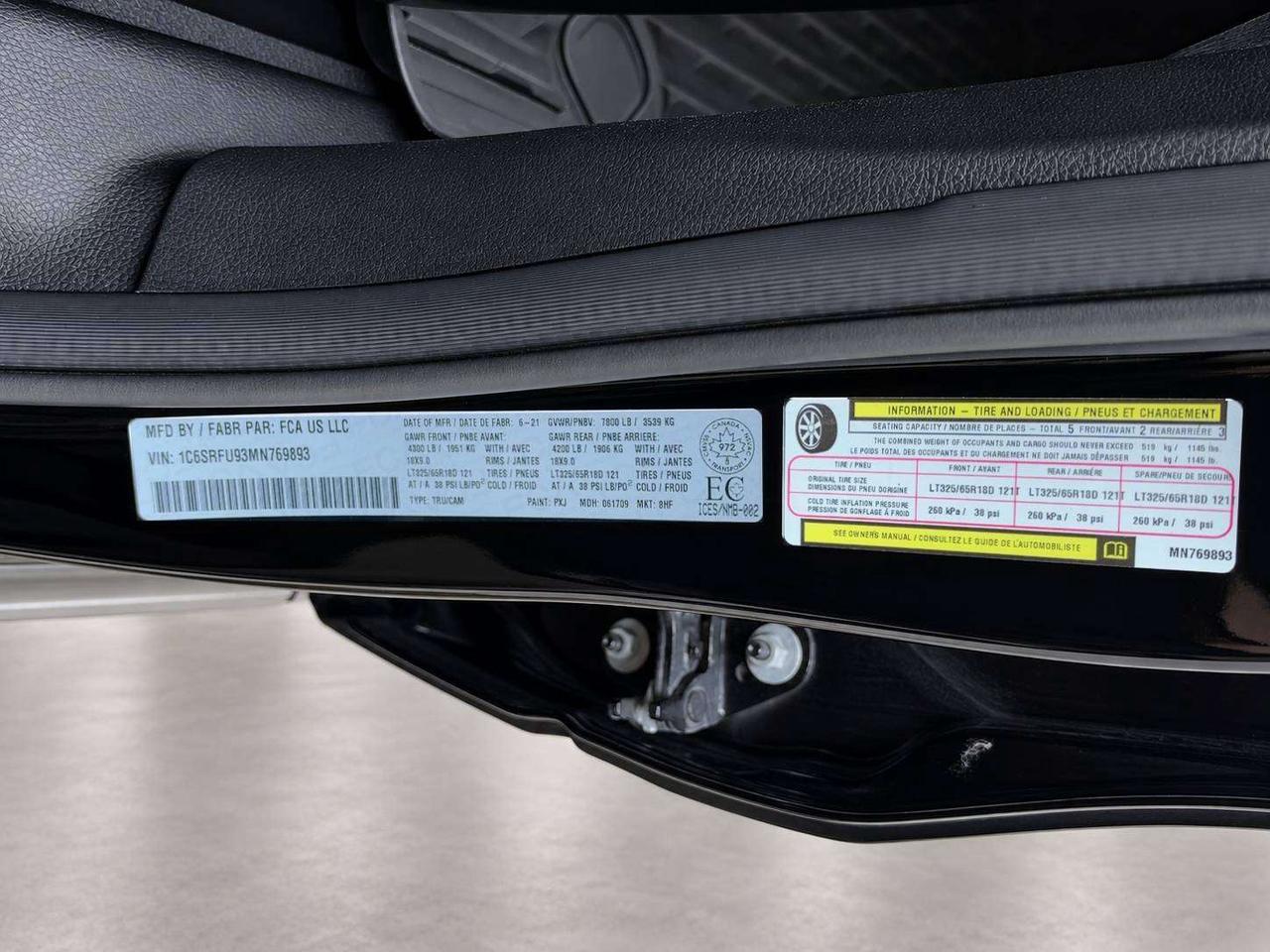 2021 RAM 1500 TRX | Level 2 | Carbon Fibre | RamBar | 4X4 Photo