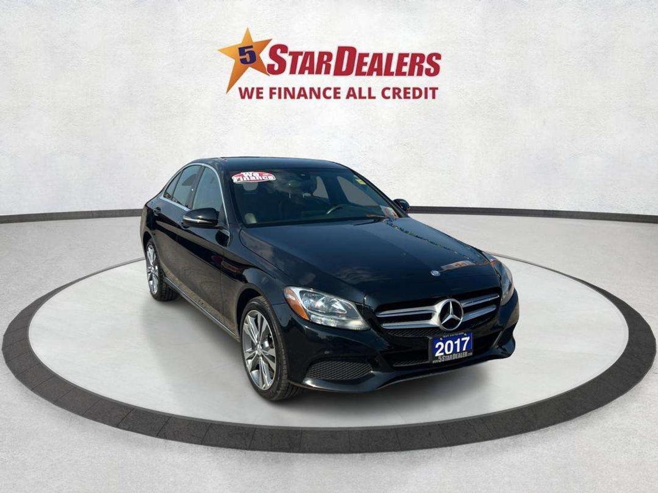 2017 Mercedes-Benz C-Class CERTIFIED C 300 VERY LOW KM  MINT! WE FINANCE ALL! Photo0