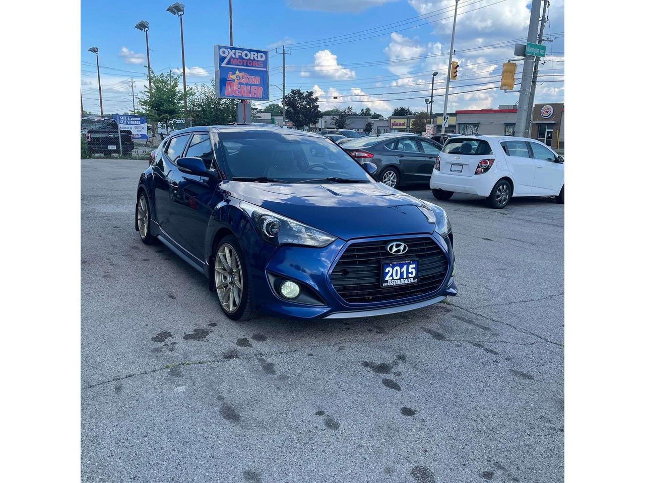 2015 Hyundai Veloster NAV LEATHER SUNROOF H-SEATS WE FINANCE ALL CREDIT! Photo