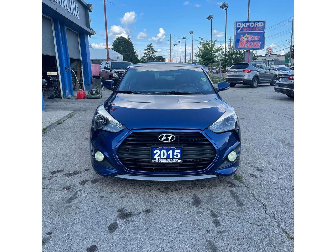 2015 Hyundai Veloster NAV LEATHER SUNROOF H-SEATS WE FINANCE ALL CREDIT! Photo