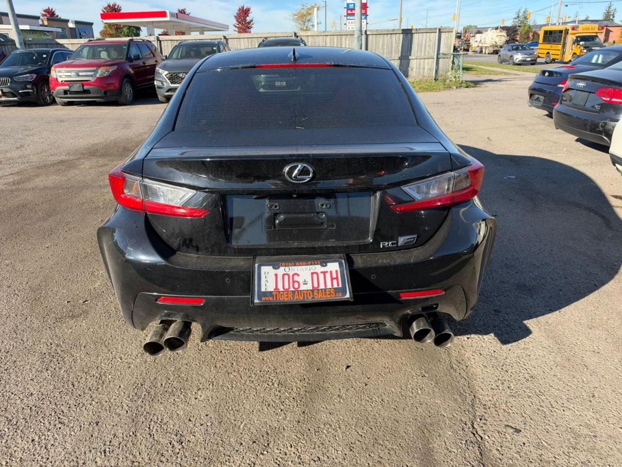 2015 Lexus RC F RARE, 5.0 V8, 467HP, EXHUAST, RED LEATHER, CERT Photo3
