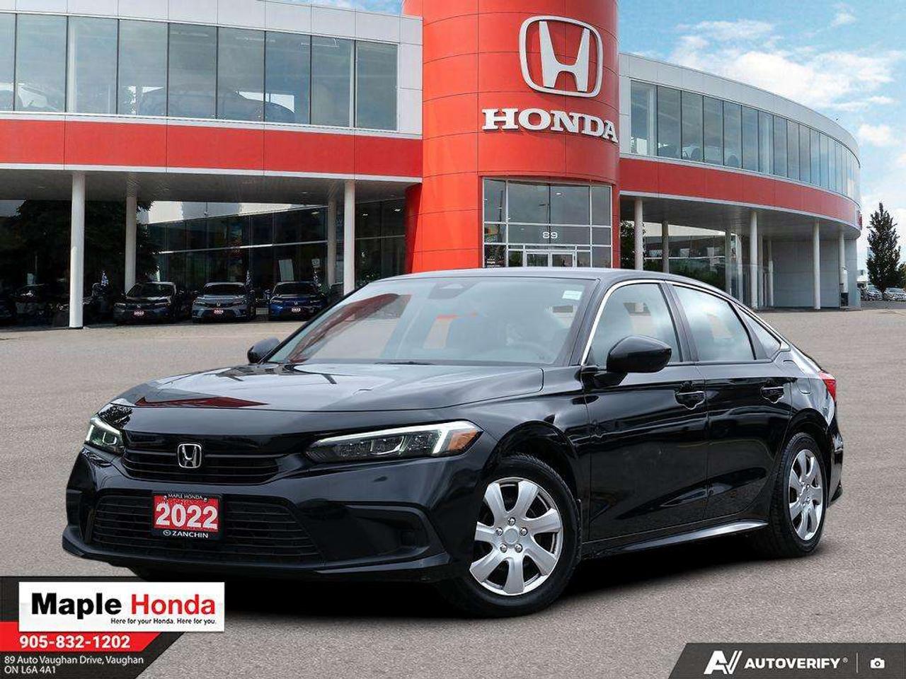 2022 Honda Civic Heated Seats| Auto Start| Blind Spot| Honda Sensin Photo0