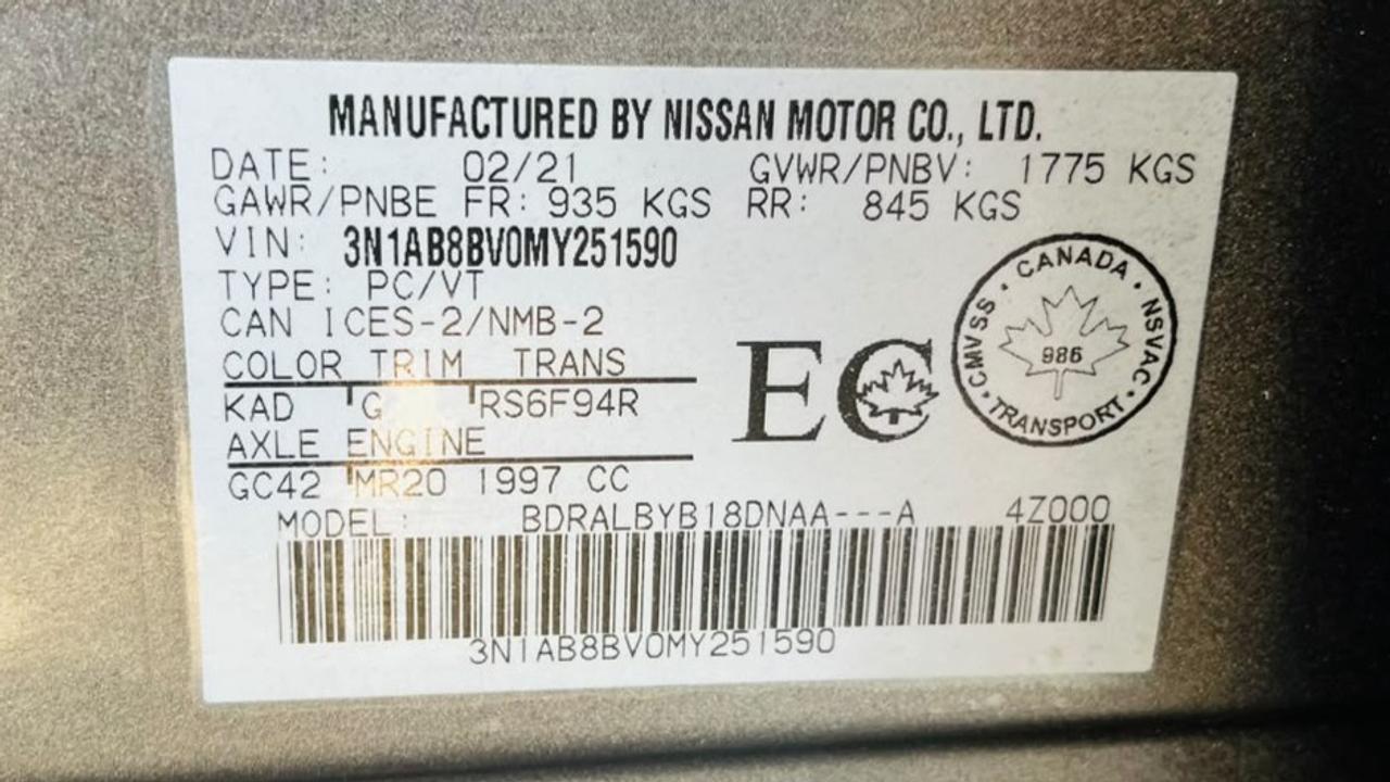 2021 Nissan Sentra S Photo