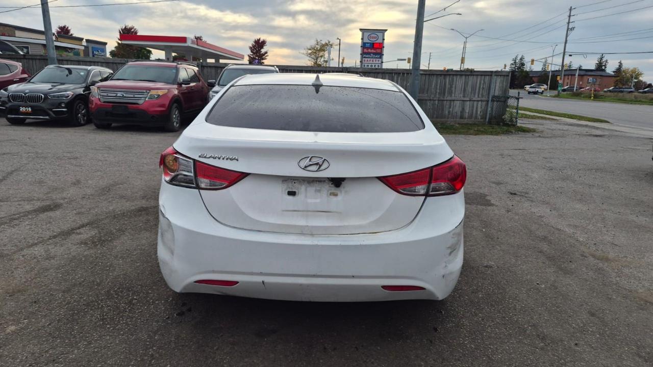 2013 Hyundai Elantra GLS, SEDAN, AUTO, 4CYL, GREAT ON FUEL, AS IS Photo3