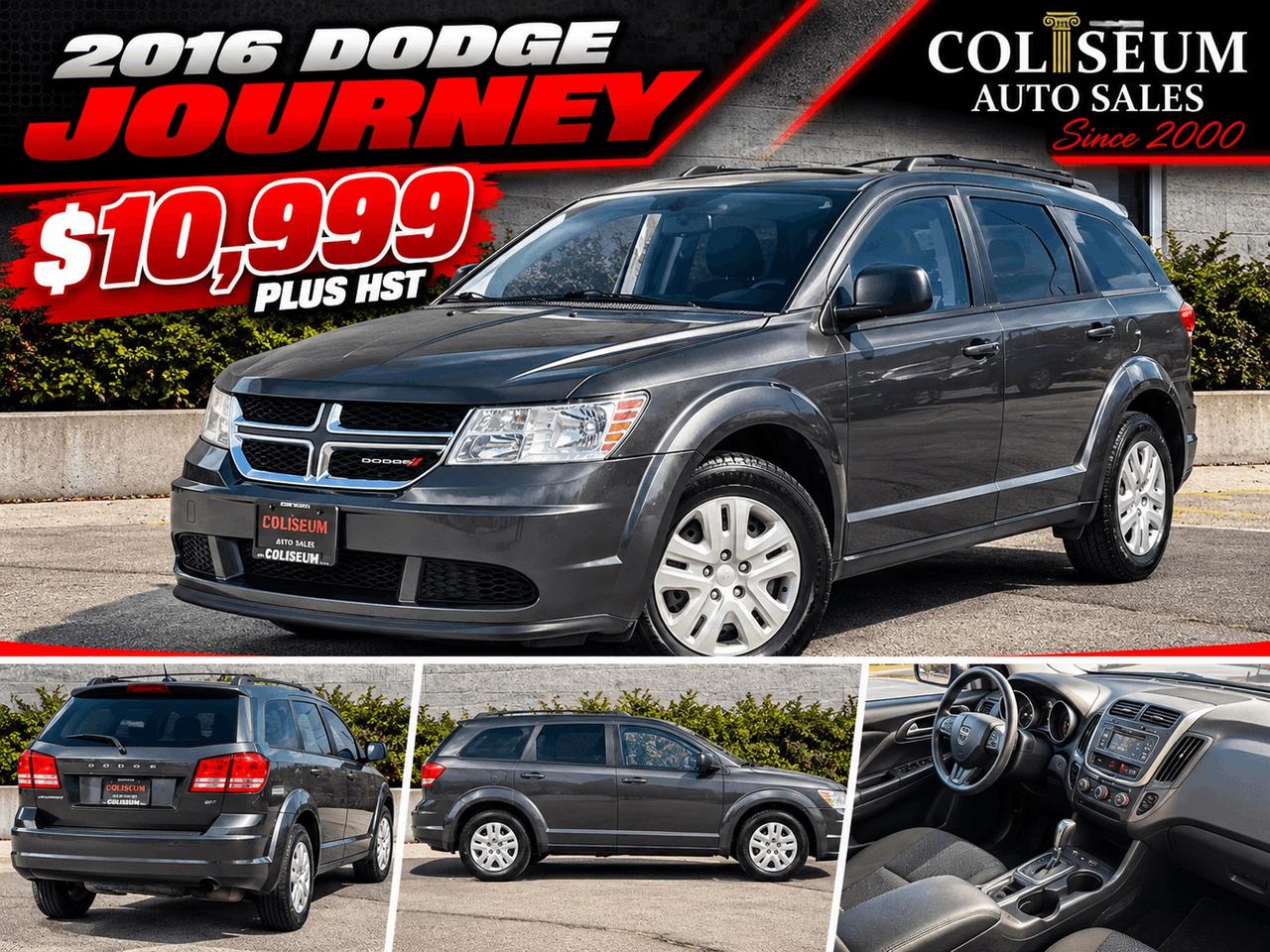 2016 Dodge Journey SE CANADA VALUE PKG ONLY 63,000KM! Photo1