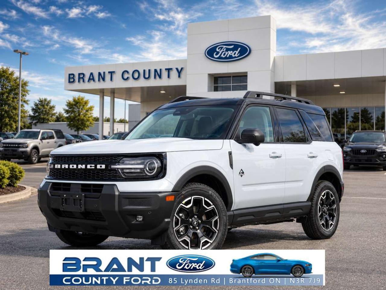 2026 Ford Bronco Sport OUTER BANKS 4x4 SUN ROOF 2 TONE INTERIOR COLLISION Photo0